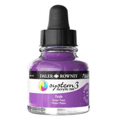 Daler Rowney System 3 Akrilik Mürekkep 29.5ml 433 Purple