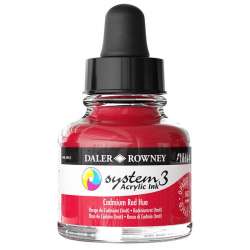 Daler Rowney - Daler Rowney System 3 Akrilik Mürekkep 29.5ml 503 Cadmium Red Hue