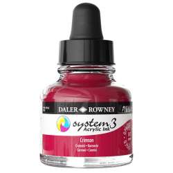 Daler Rowney - Daler Rowney System 3 Akrilik Mürekkep 29.5ml 513 Crimson