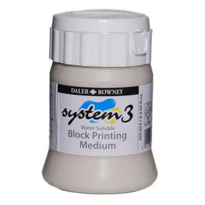 Daler Rowney System 3 Block Printing Medium 250ml