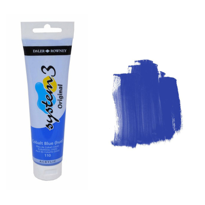 Daler Rowney System 3 Akrilik Boya 150ml 110 Cobalt Blue (hue)