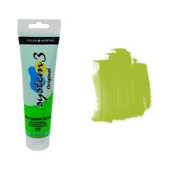 Daler Rowney - Daler Rowney System 3 Akrilik Boya 150ml 349 Fluorescent Green