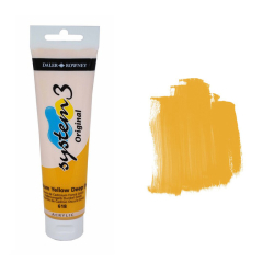 Daler Rowney - Daler Rowney System 3 Akrilik Boya 150ml 618 Cadmium Yellow Deep (hue)