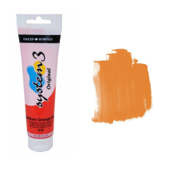 Daler Rowney - Daler Rowney System 3 Akrilik Boya 150ml 619 Cadmium Orange (hue)