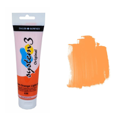 Daler Rowney - Daler Rowney System 3 Akrilik Boya 150ml 638 Cadmium Orange Light (hue)