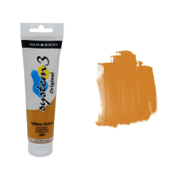 Daler Rowney - Daler Rowney System 3 Akrilik Boya 150ml 663 Yellow Ochre