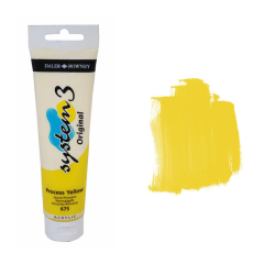 Daler Rowney - Daler Rowney System 3 Akrilik Boya 150ml 675 Process Yellow