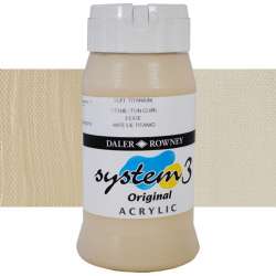 Daler Rowney - Daler Rowney System 3 Akrilik Boya 500ml 024 Buff Titanium