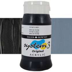 Daler Rowney - Daler Rowney System 3 Akrilik Boya 500ml 065 Paynes Grey