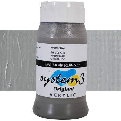 Daler Rowney System 3 Akrilik Boya 500ml 078 Warm Grey