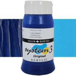 Daler Rowney - Daler Rowney System 3 Akrilik Boya 500ml 120 Process Cyan