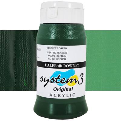 Daler Rowney System 3 Akrilik Boya 500ml 352 Hookers Green