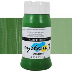 Daler Rowney - Daler Rowney System 3 Akrilik Boya 500ml 367 Oxide of Chromium Green