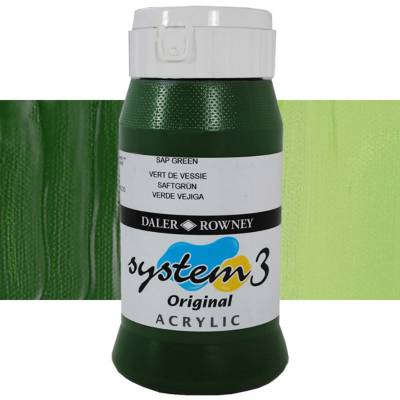 Daler Rowney System 3 Akrilik Boya 500ml 375 Sap Green