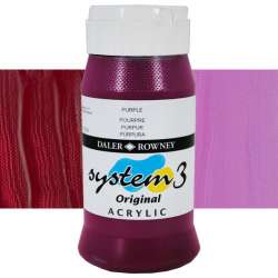 Daler Rowney - Daler Rowney System 3 Akrilik Boya 500ml 433 Purple