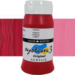 Daler Rowney - Daler Rowney System 3 Akrilik Boya 500ml 513 Crimson