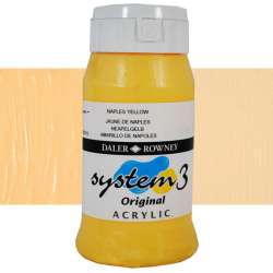 Daler Rowney - Daler Rowney System 3 Akrilik Boya 500ml 634 Naples Yellow