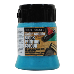 Daler Rowney - DR Water Soluble Blockprint Linol Boyası 250ml 145 Turquoise
