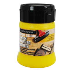 Daler Rowney - DR Water Soluble Blockprint Linol Boya 250ml 607 Brilliant Yellow