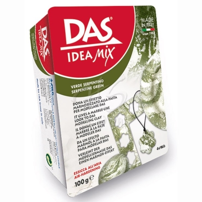 Das Idea Mix Mermer Efekti Seramik Kil 100g Serpentine Green 2627