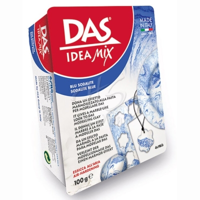 Das Idea Mix Mermer Efektli Seramik Kili 100g Sodalite Blue 2603