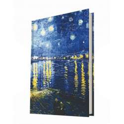 Deffter - Deffter Çizgili Sert Kapak Defter Van Gogh-2 A5 96 Yaprak