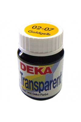 Deka Transparent Cam Boyası 25ml Goldgelb No:07