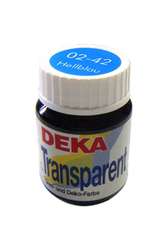 Deka - Deka Transparent Cam Boyası 25ml Hellblou No:42