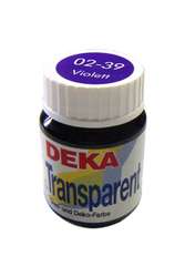 Deka - Deka Transparent Cam Boyası 25ml Violet No:39