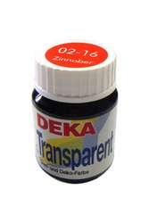 Deka - Deka Transparent Cam Boyası 25ml Zinnober No:16