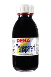 Deka - Deka Transparent Cam Boyası 125ml Karmin No:20