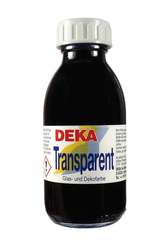 Deka - Deka Transparent Cam Boyası 125ml Dunkelblau No:53