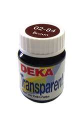 Deka - Deka Transparent Cam Boyası 25ml Brown No:84