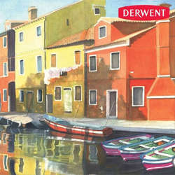 Derwent Aquatone Woodless Sulu Boya Kalemi Seti 12li - 3