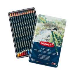 Derwent - Derwent Artists Pencils Artist Kuru Boya Kalemi 12li Set