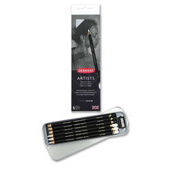 Derwent - Derwent Artists Pencils Artist Kuru Boya Kalemi 6lı Set