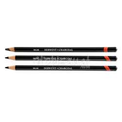Derwent - Derwent Charcoal Pencils Füzen Kalem Koyu