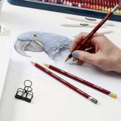 Derwent Pastel Pencils 72li Ahşap Kutu Pastel Kalem Seti - 3