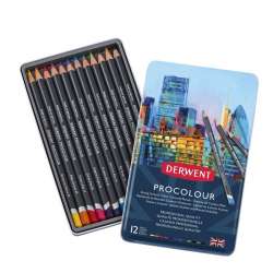 Derwent - Derwent Procolour Kuruboya Kalem Seti 12li 2302505