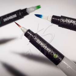 Derwent Su Hazneli Fırça (Derwent Water Brush Pen) - 3