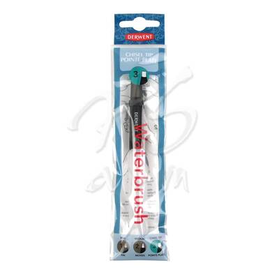 Derwent Waterbrush Su Hazneli Fırça Chisel Tip