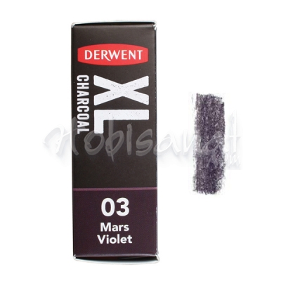 Derwent XL Charcoal Blocks Kalın Füzen 03 Mars Violet