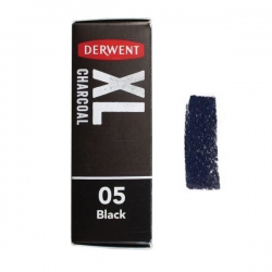 Derwent - Derwent XL Charcoal Blocks Kalın Füzen 05 Black