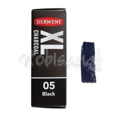 Derwent XL Charcoal Blocks Kalın Füzen 05 Black