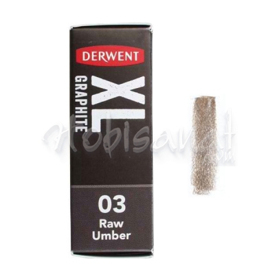 Derwent XL Graphite Block Sulandırılabilen Füzen 03 Raw Umber
