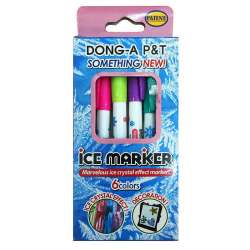 Dong-A - Dong-a Ice Marker Buz Görünümlü Keçeli Kalem 6lı