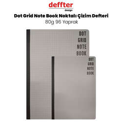 Deffter - Dot Grid Note Book Noktalı Çizim Defteri 80g 96 Yaprak