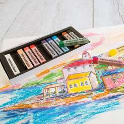 Eberhard Faber Artist Color Soft Pastel Seti 12li 522512 - 4