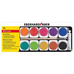 Eberhard Faber - Eberhard Faber Opak Sulu Boya Plastik Kutu 12li 578112