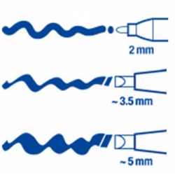 Edding 1255 Kaligrafi Kalemi 3lü Set (2mm - 3.5mm - 5mm) - 3
